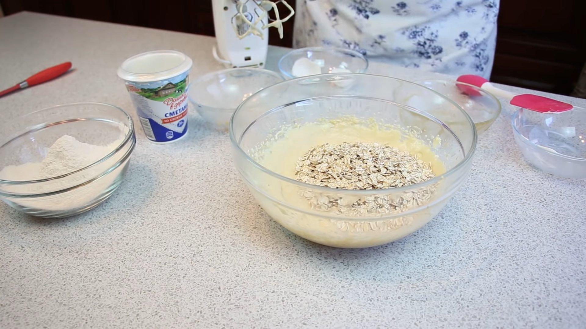 Recepta - Delicioses galetes de civada amb mel i crema agra - Pas 6-1