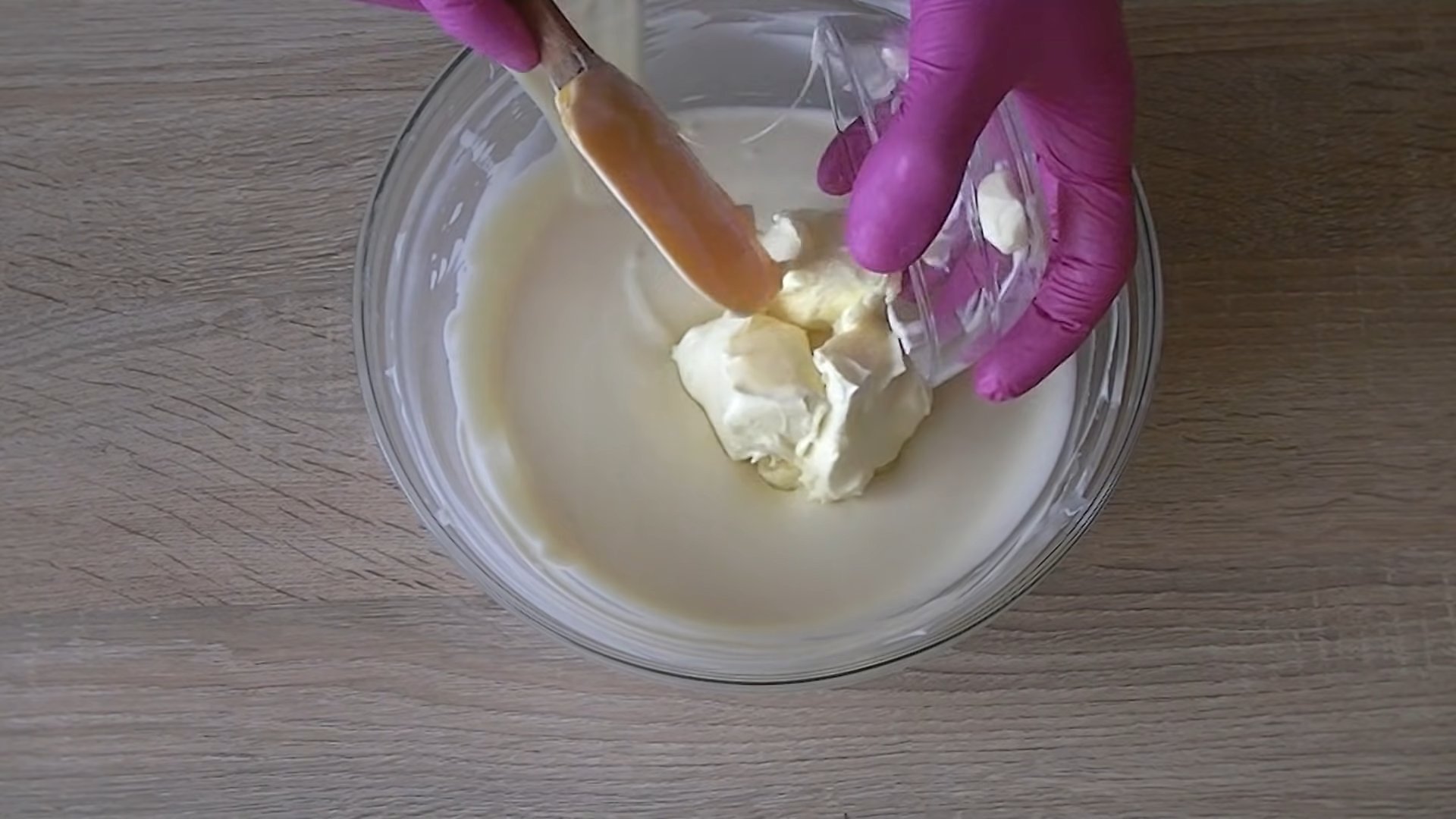 Recepta - Ganache de mantega - Pas 1