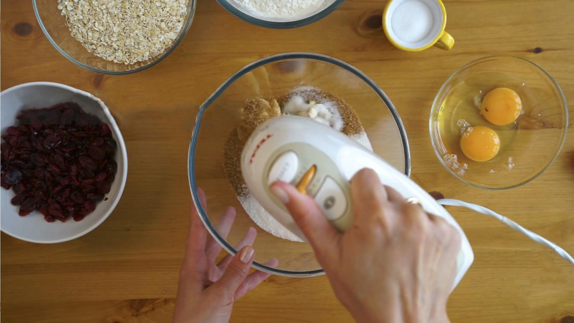 Recepta - Galetes de civada, xocolata i nabius - Pas 2