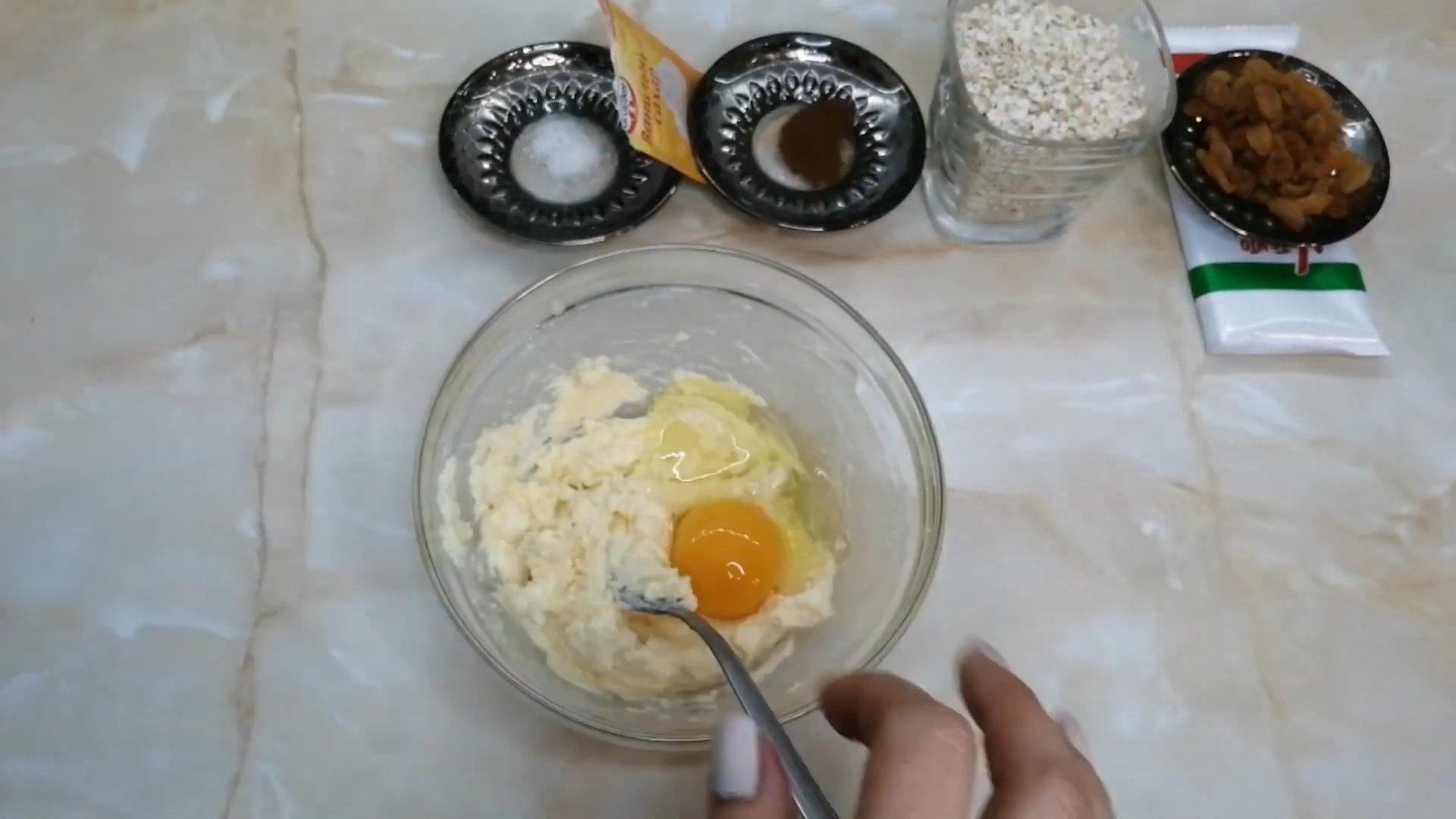 Recepta - Galetes de civada, xocolata i panses - Pas 2