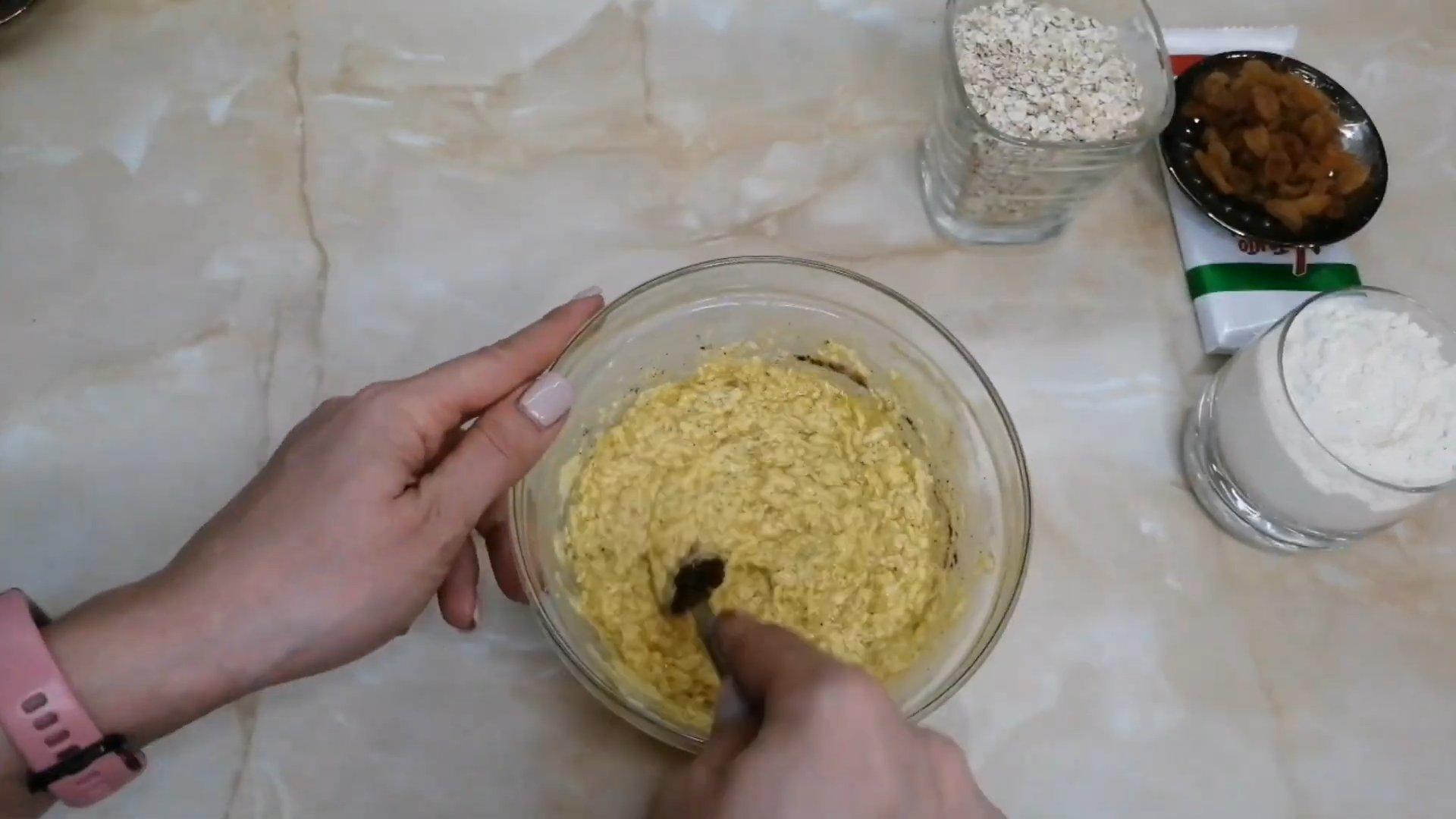 Recepta - Galetes de civada, xocolata i panses - Pas 3-2