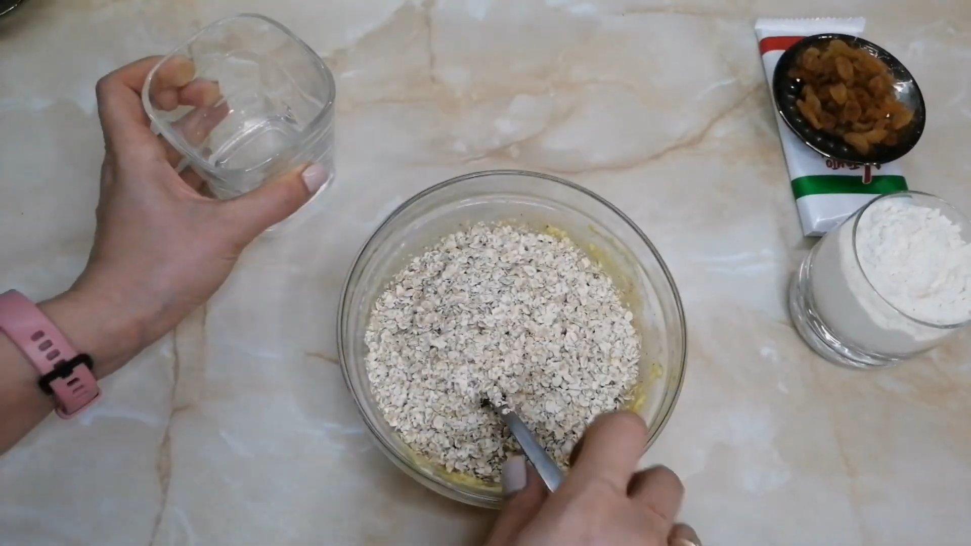 Recepta - Galetes de civada, xocolata i panses - Pas 4