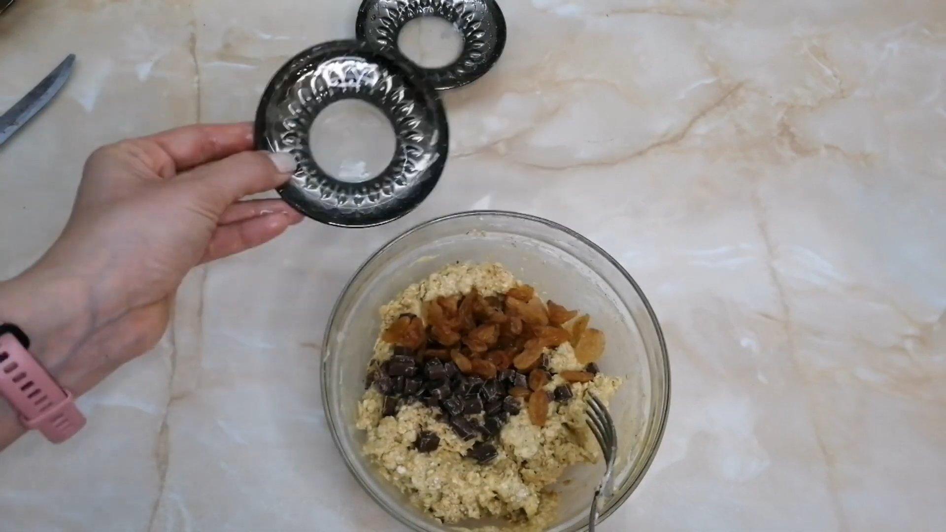 Recepta - Galetes de civada, xocolata i panses - Pas 5