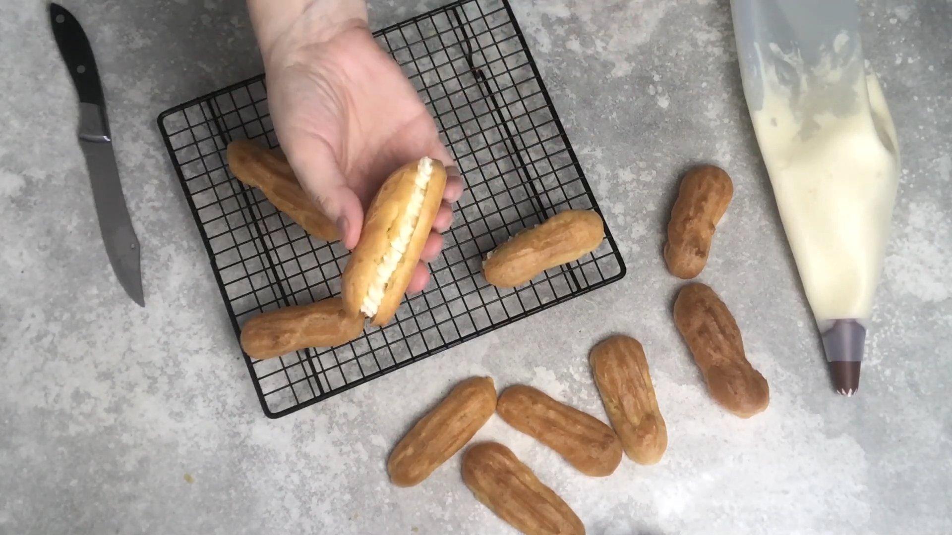 Recepta - Crema de mató per a eclairs - Pas 8-2