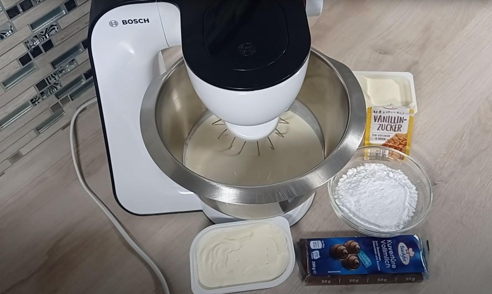 وصفة - كريمة الشوكولاتة - الخطوة 1