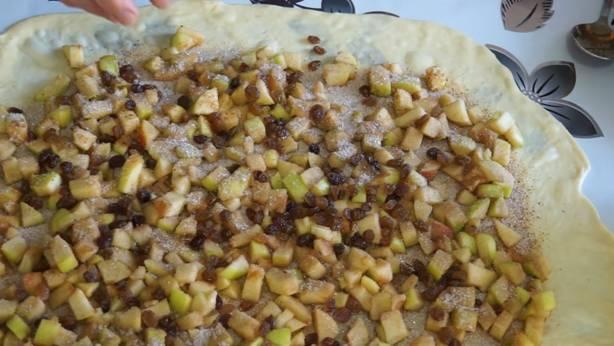 Opskrift - Bagt æblestrudel - Trin 7