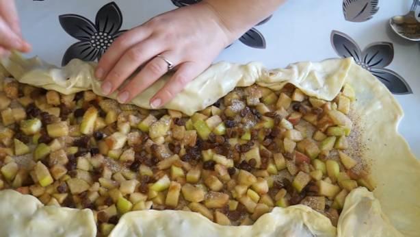 Opskrift - Bagt æblestrudel - Trin 8