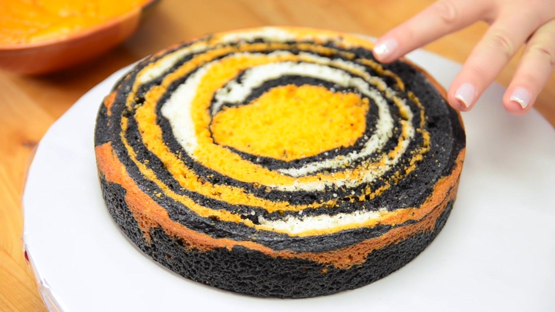 وصفة كعكة النمر للعام الجديد - الخطوة 3