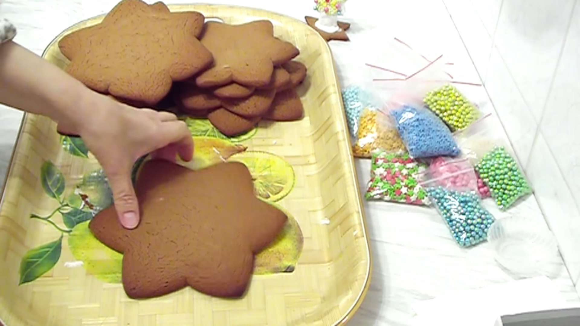 Recepta - Arbre de Nadal de gingebre amb estrella - Pas 1