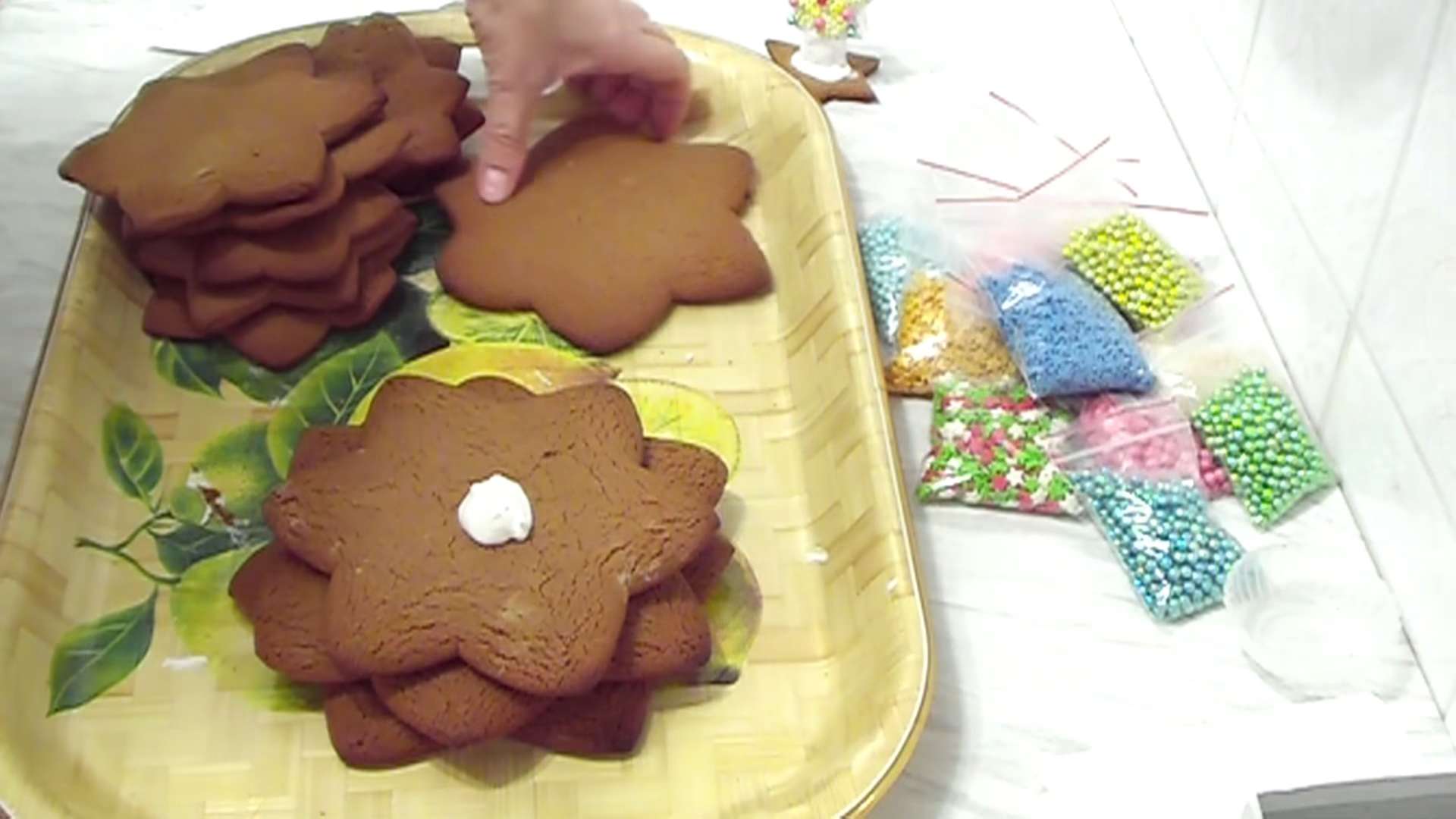 Recepta - Arbre de Nadal de gingebre amb estrella - Pas 3