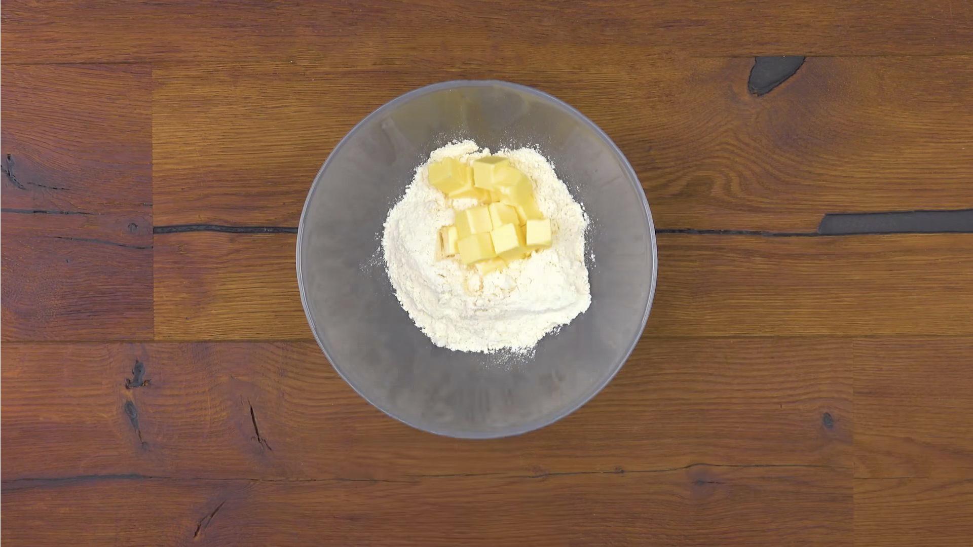 Rezept – Weihnachtsbaum-Muffins – Schritt 1