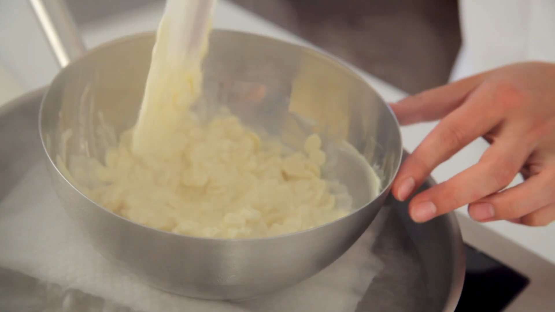 Rezept – Weiße Seidenganache – Schritt 2