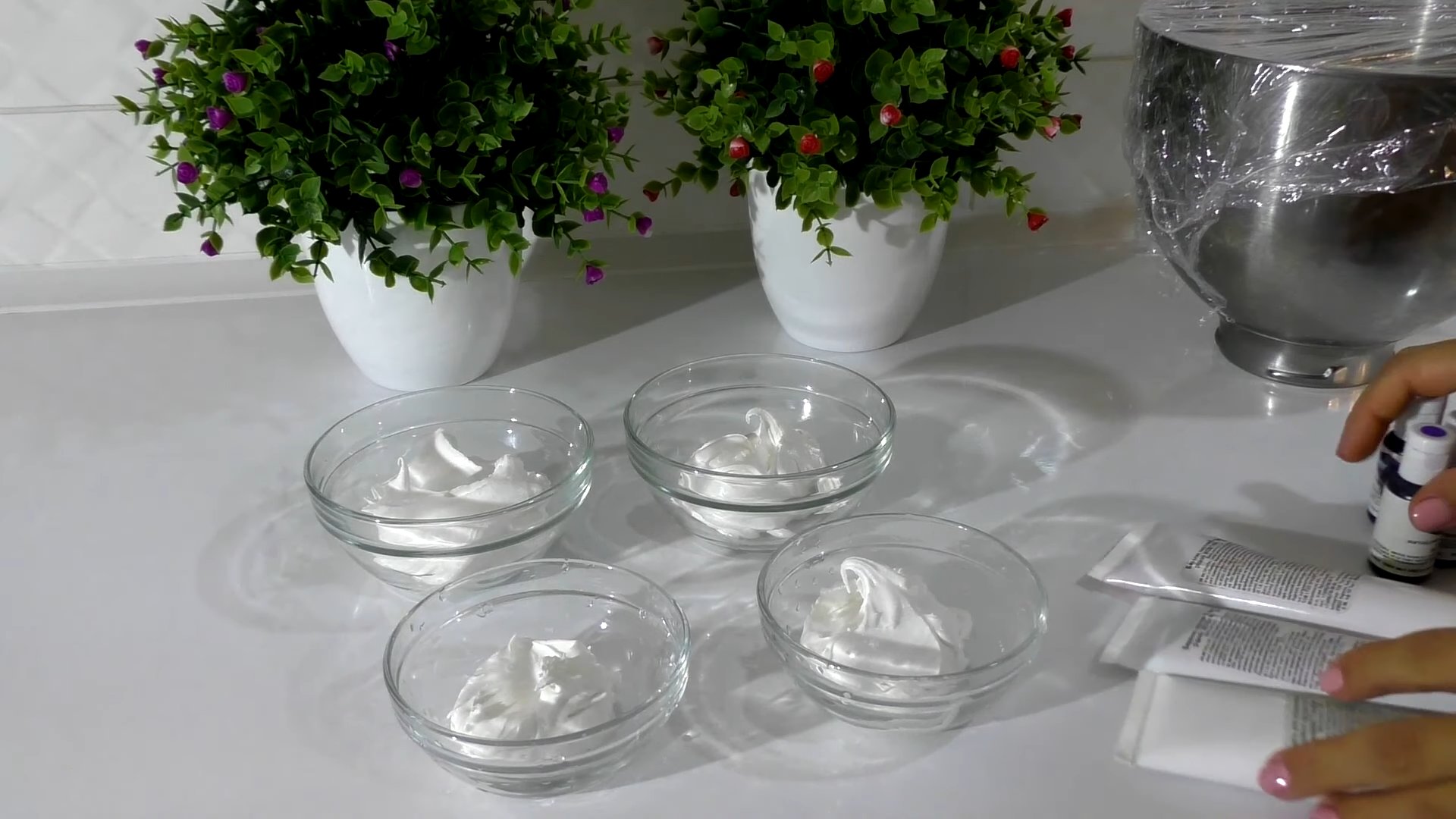 Rezept – Farbige Proteinglasur für Lebkuchen – Schritt 5