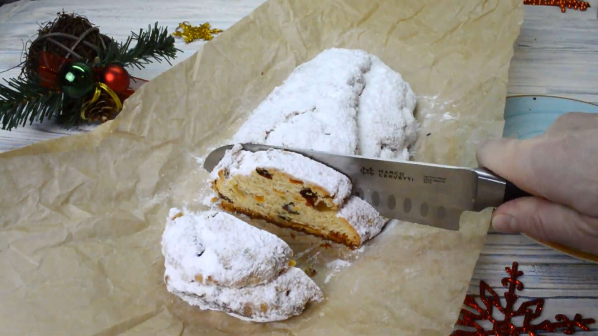 Ricetta - Stollen di Natale senza lievito - Fase 10
