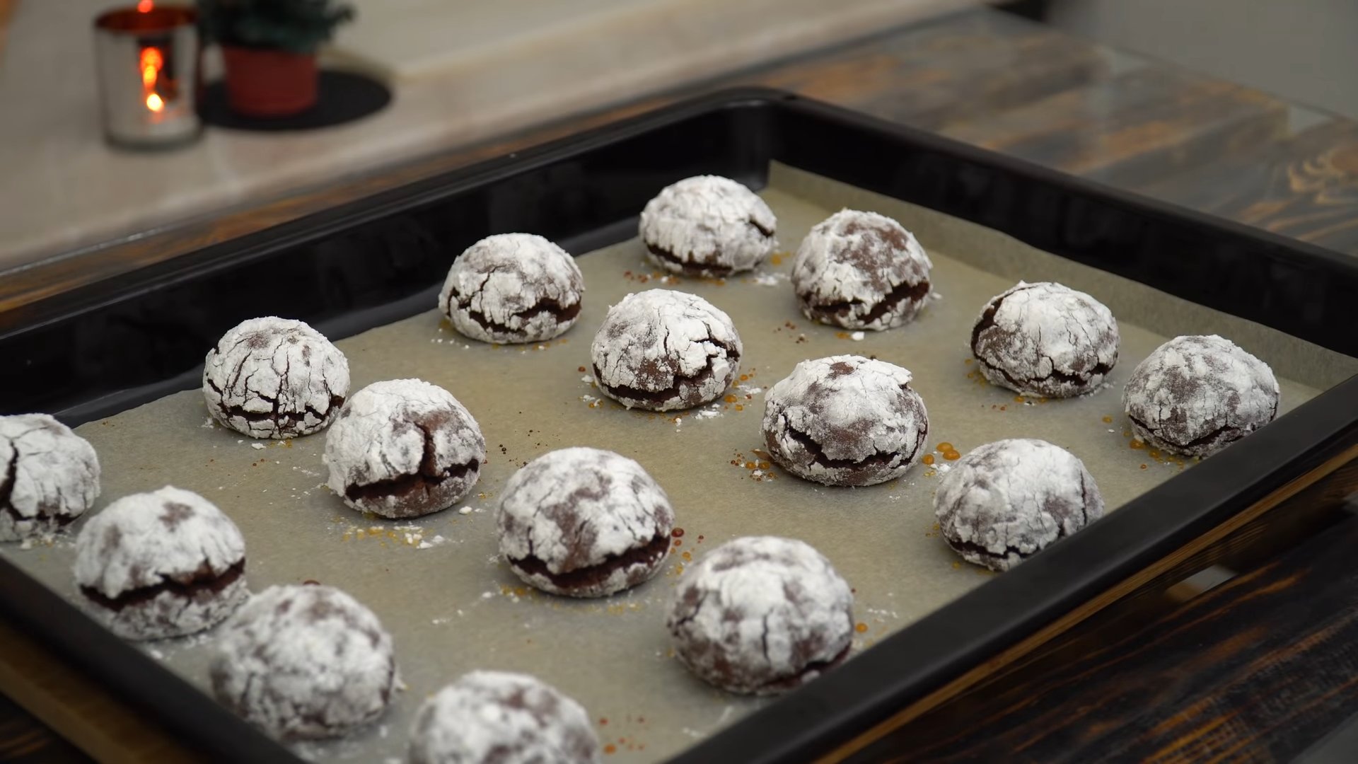 وصفة - كعكات الرخام المتشقق - الخطوة 12