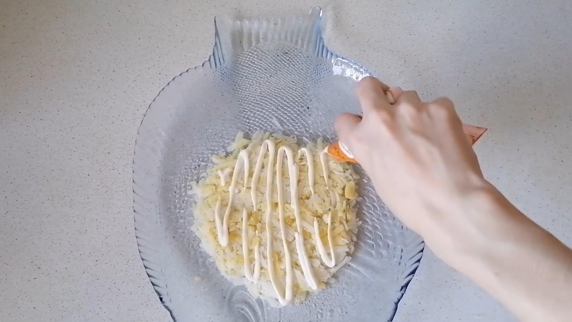 Recepta - Amanida de cara de tigre a capes per a Cap d'Any 2022 - Pas 1