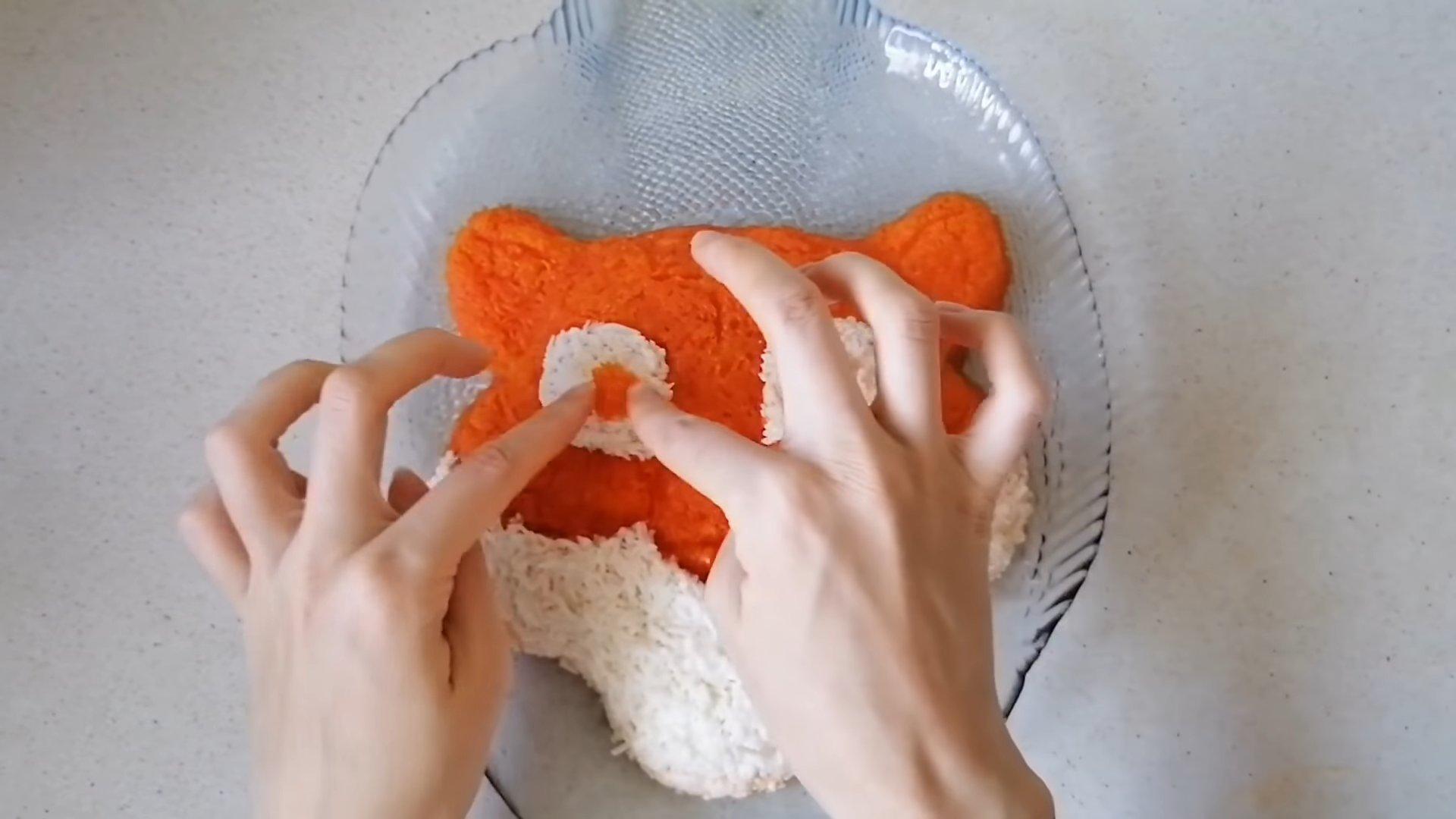 Recepta - Amanida de cara de tigre a capes per a Cap d'Any 2022 - Pas 7