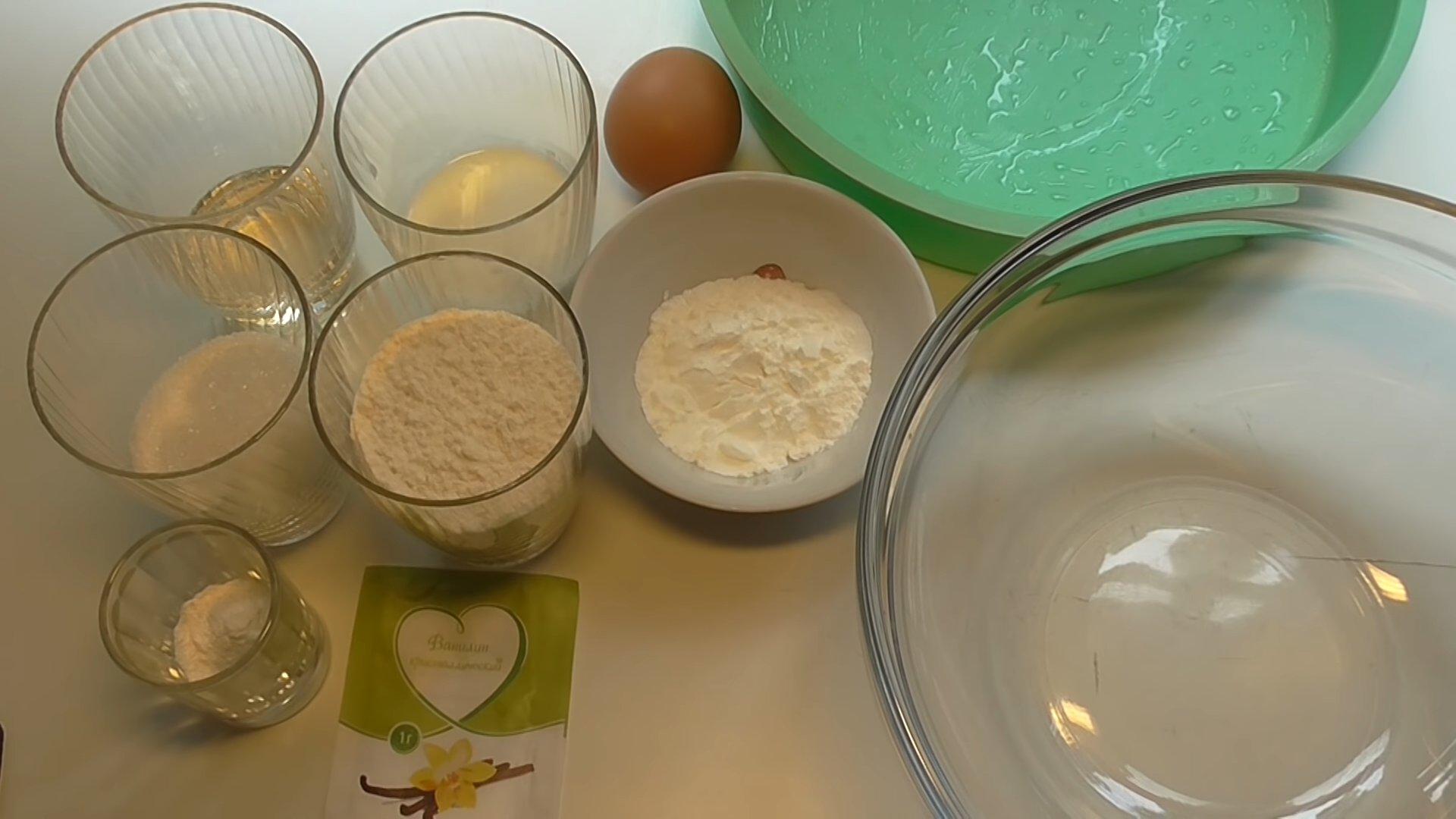 وصفة - كيكة إسفنجية رطبة في الميكروويف - الخطوة 1