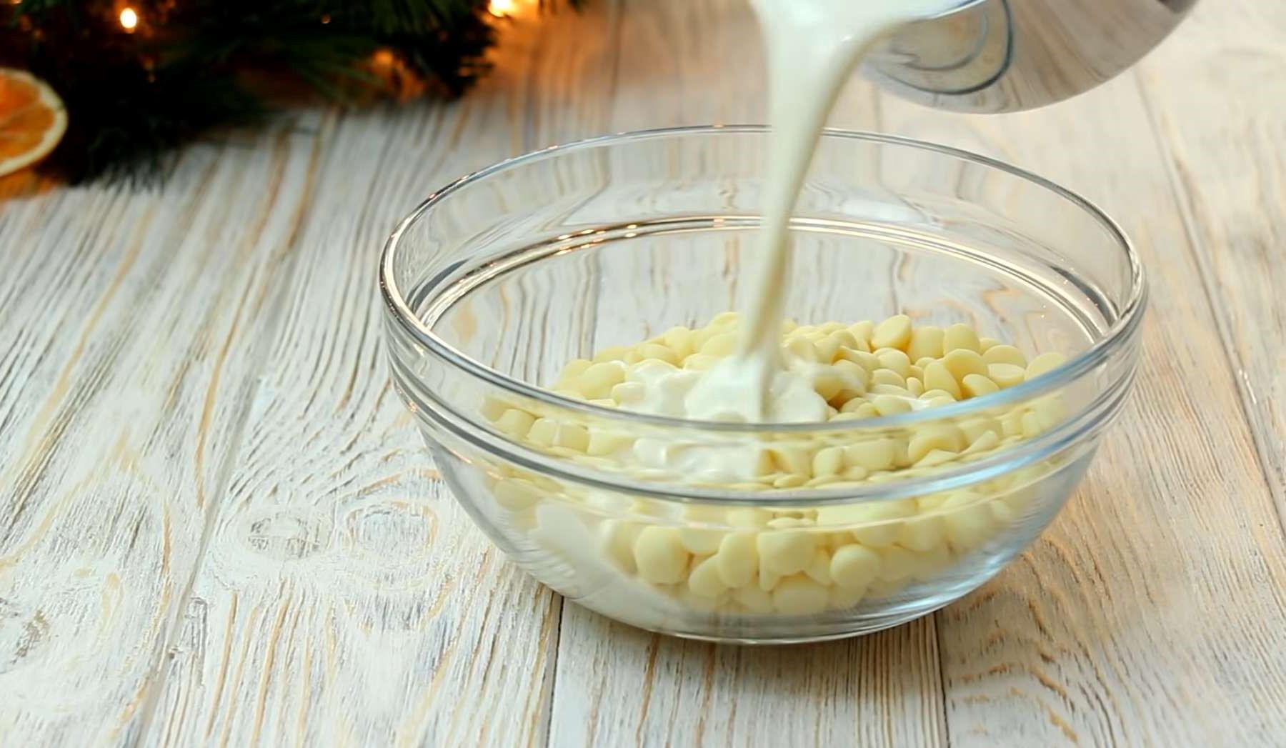 Rezept – Aufgeschlagene weiße Ganache für die Glasur – Schritt 3