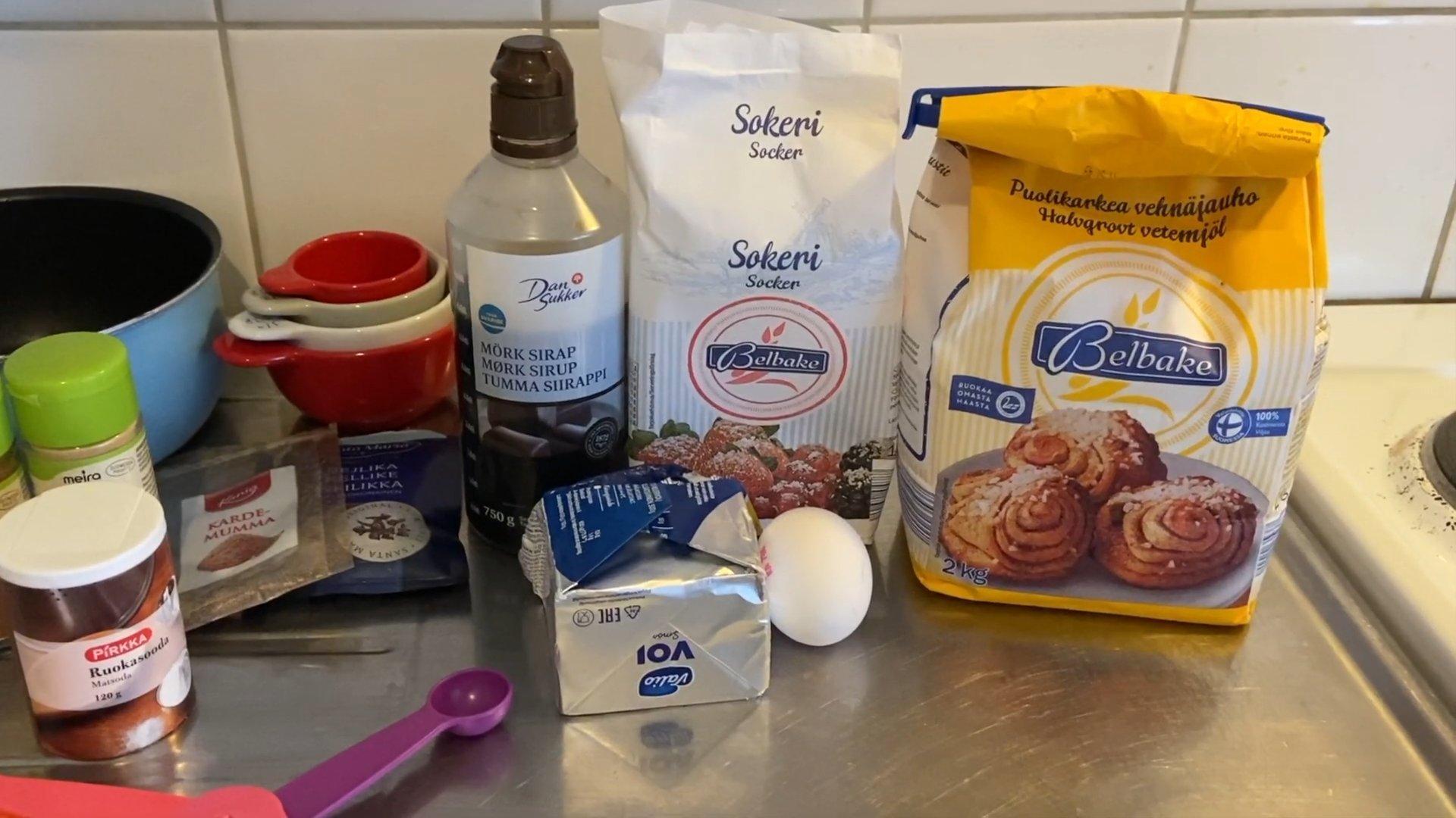 Recepta - Galetes de gingebre finlandeses - Pas 1