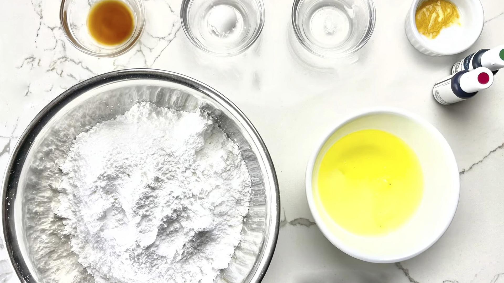 Rezept – Royal Icing für Lebkuchen – Schritt 1