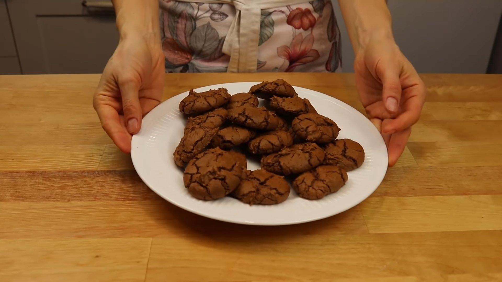 وصفة - كوكيز براوني متشققة - الخطوة 9