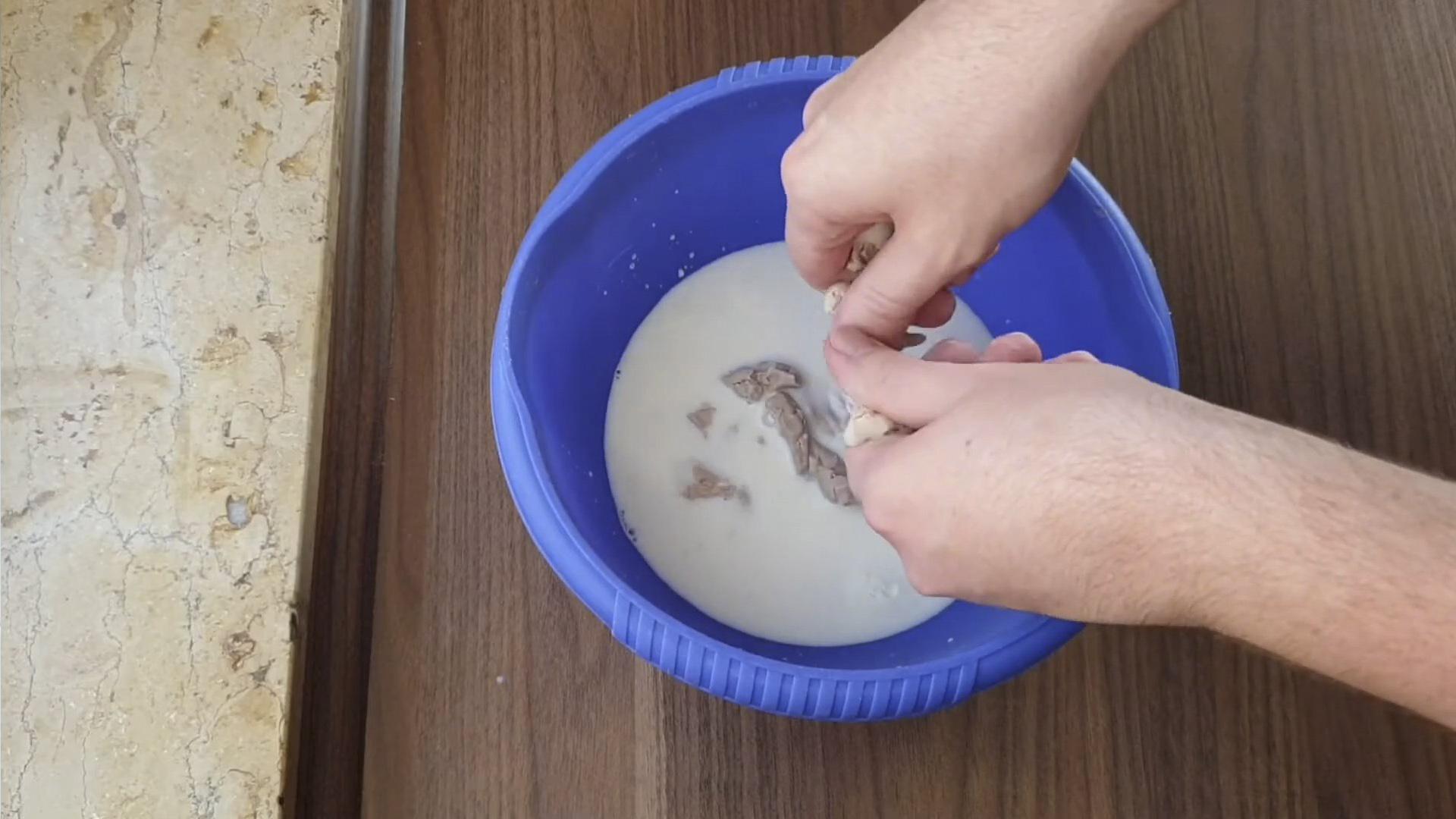 Recepta - Pastís de massapà de Nadal - Pas 2