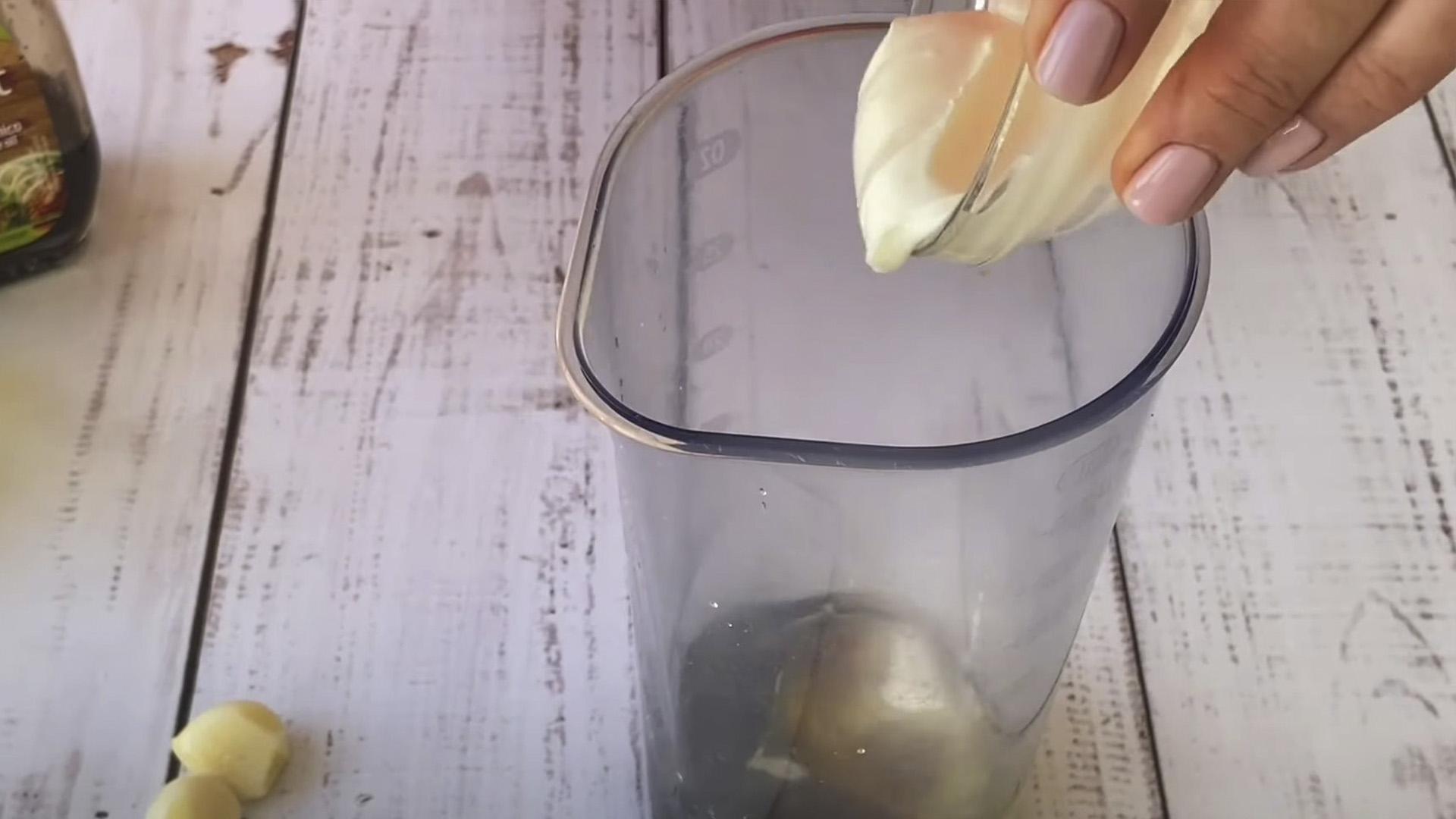 وصفة - صلصة سيزر بدون بيض - الخطوة 4