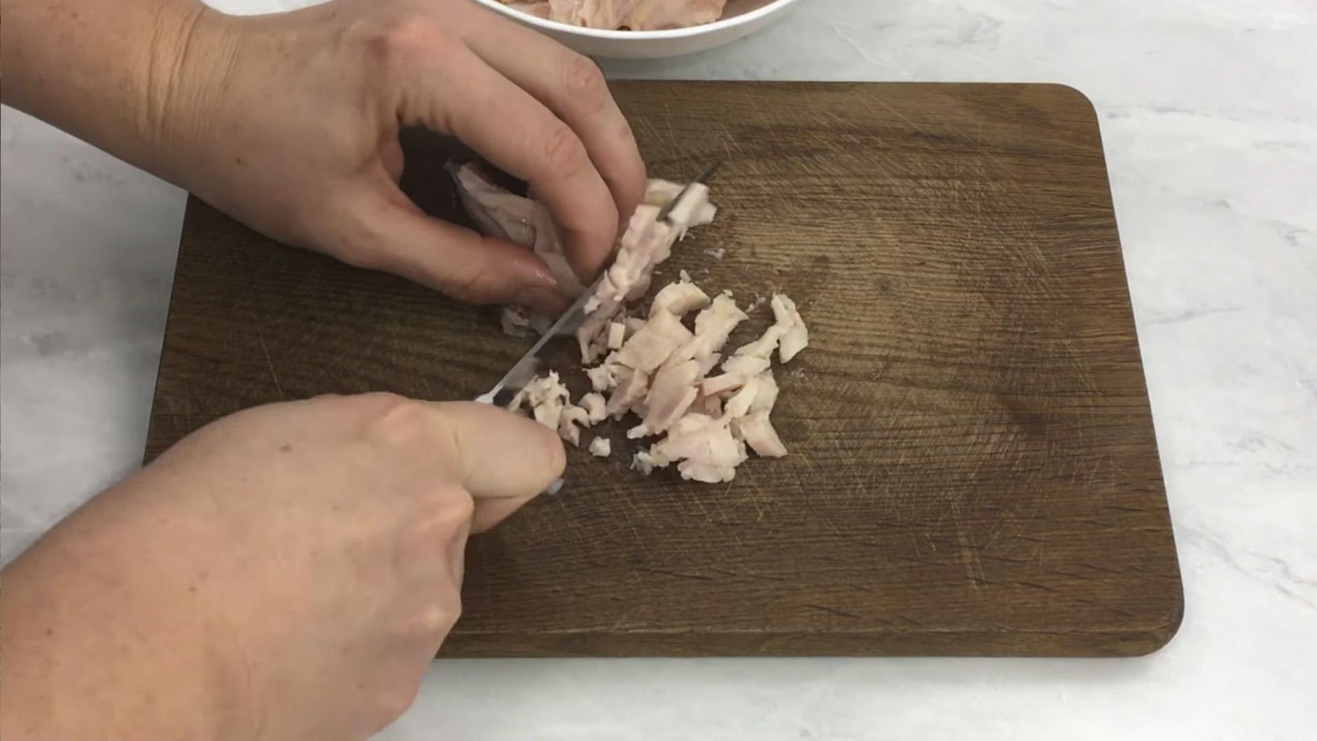 Recepta - Amanida Tigre amb Pollastre Fumat - Pas 1