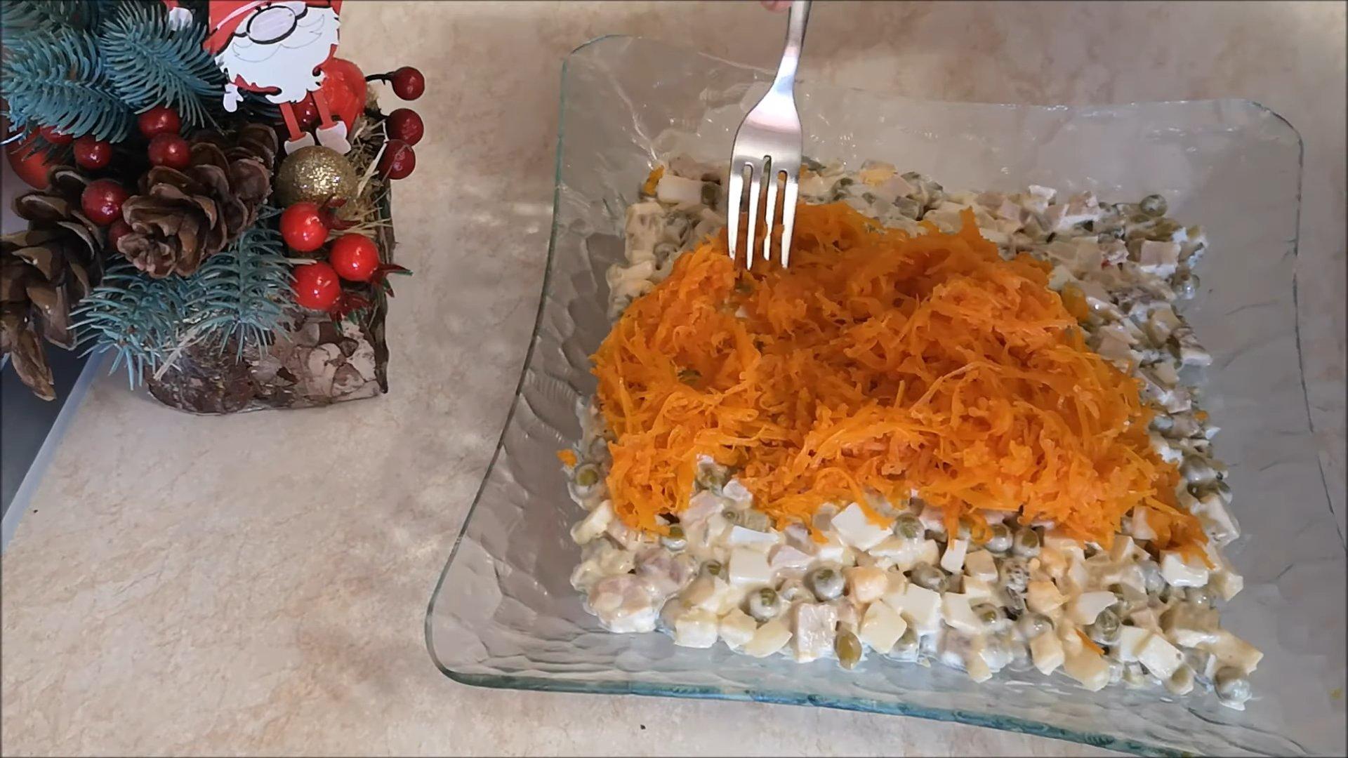 Recepta - Amanida Olivier amb forma de tigre - Pas 6