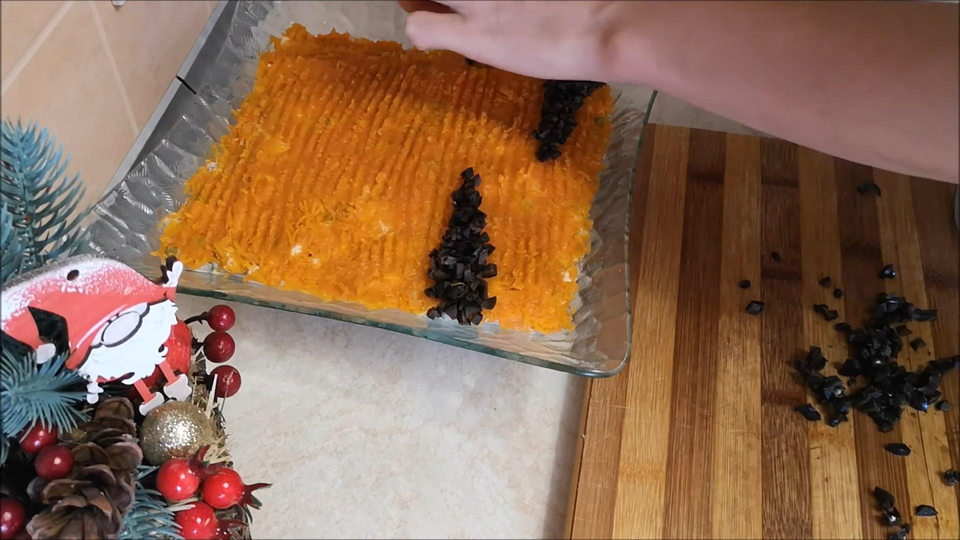 Recepta - Amanida Olivier amb forma de tigre - Pas 7