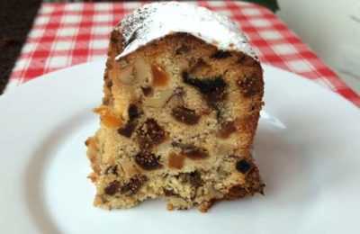 طريقة تحضير كعكة عيد الميلاد بالفواكه المجففة المنقوعة في الكونياك - الخطوة 10-2