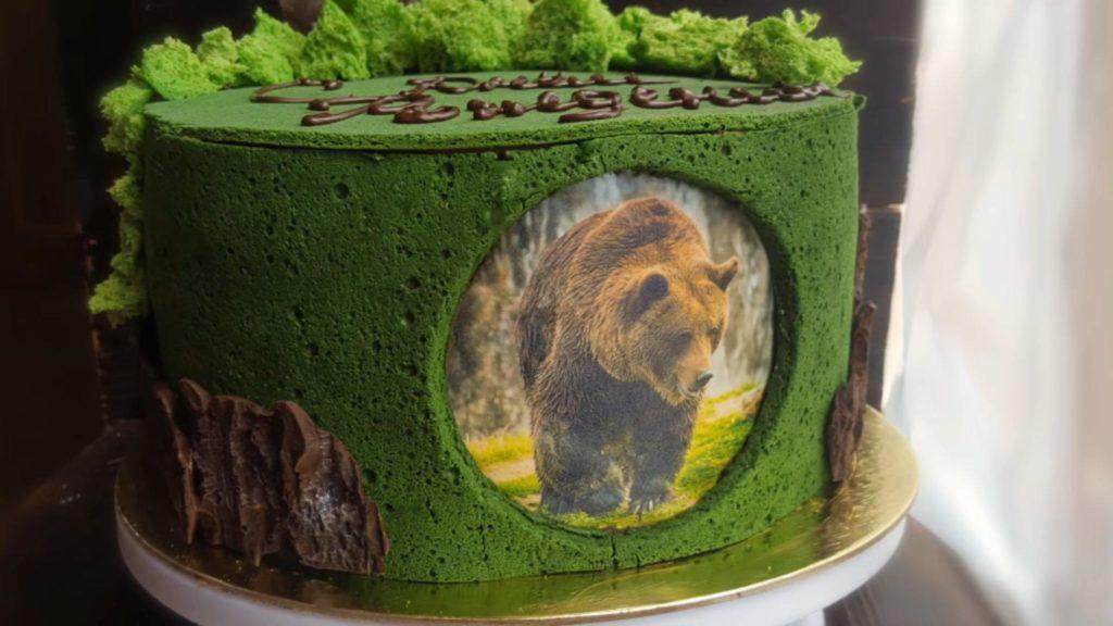 Eksempler på kagedekoration med japansk vaniljesvampekage - foto 5