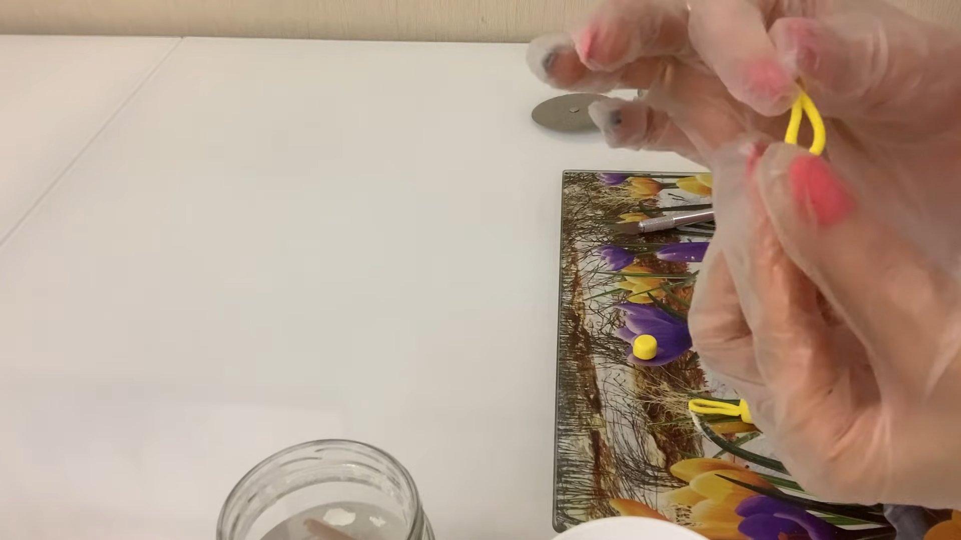 Recette - Décoration de gâteau du Nouvel An avec des boules - Étape 4