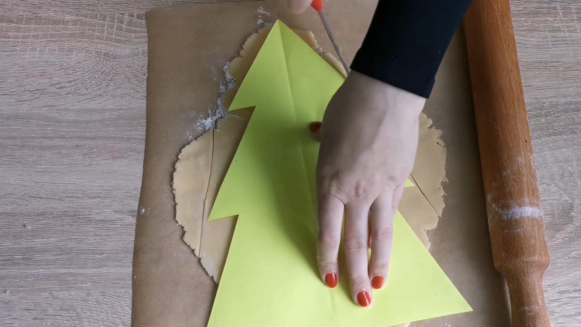 Recette - Gâteau en forme de sapin de Noël en forme de chiffre - Étape 7