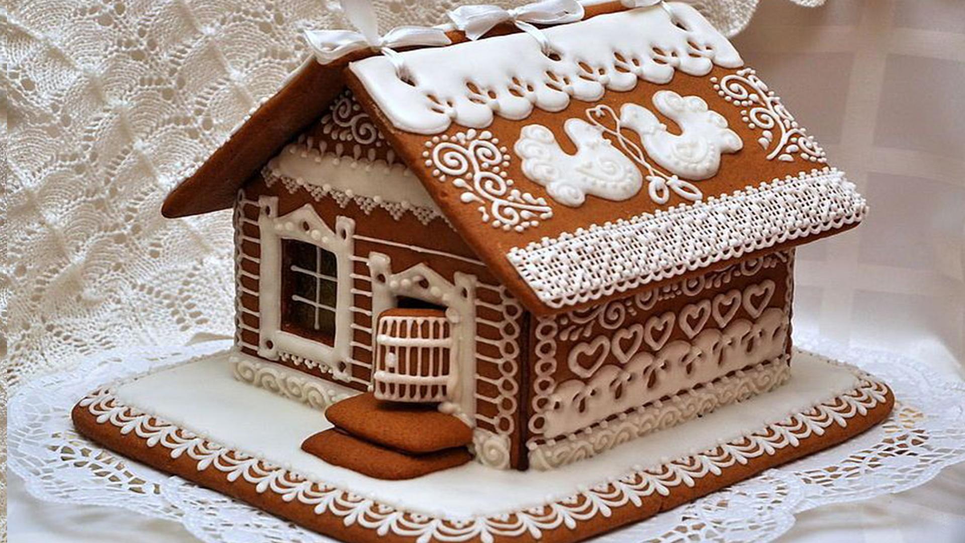 وصفة - قوالب بيوت الزنجبيل مع الأبعاد - الصورة رقم 15