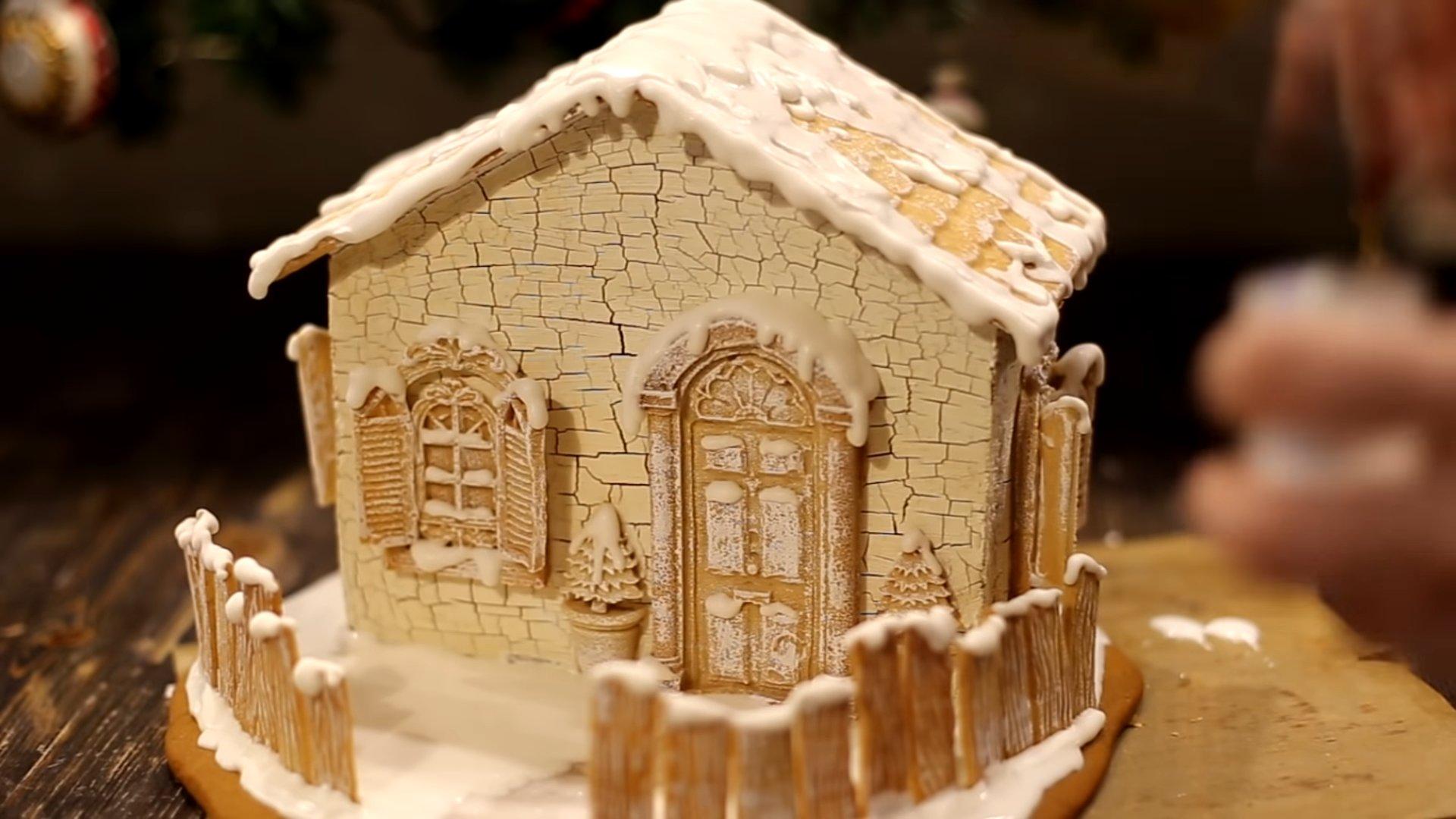 وصفة - قوالب بيوت الزنجبيل مع الأبعاد - الصورة رقم 16