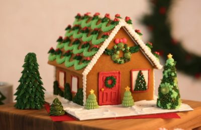 Casa di pan di zenzero fai da te - foto