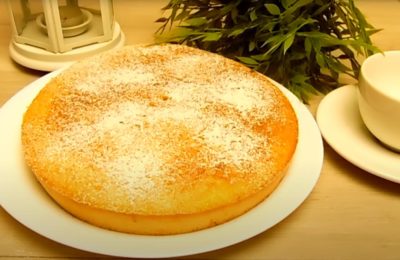 صورة لكعكة إسفنجية بالحليب المكثف