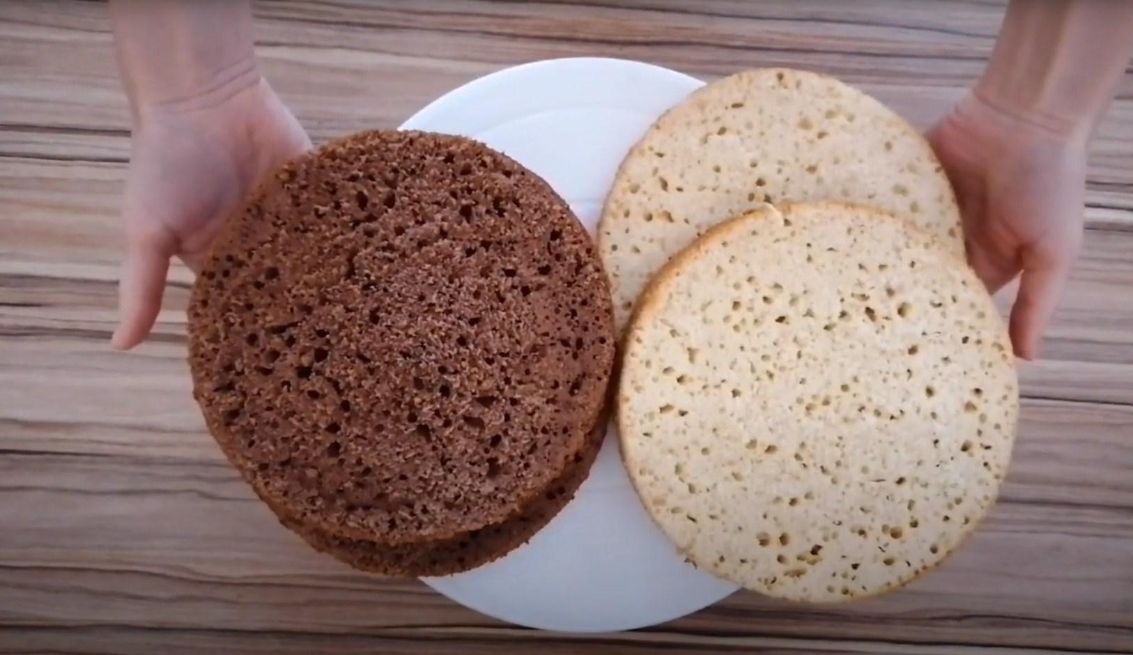 وصفة - كيكة إسفنجية كلاسيكية مع حليب مكثف - الخطوة 8