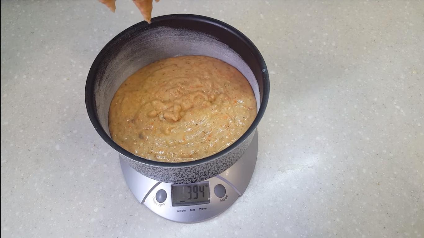 Recipe ng Carrot Cake na may Walnuts - Hakbang 8