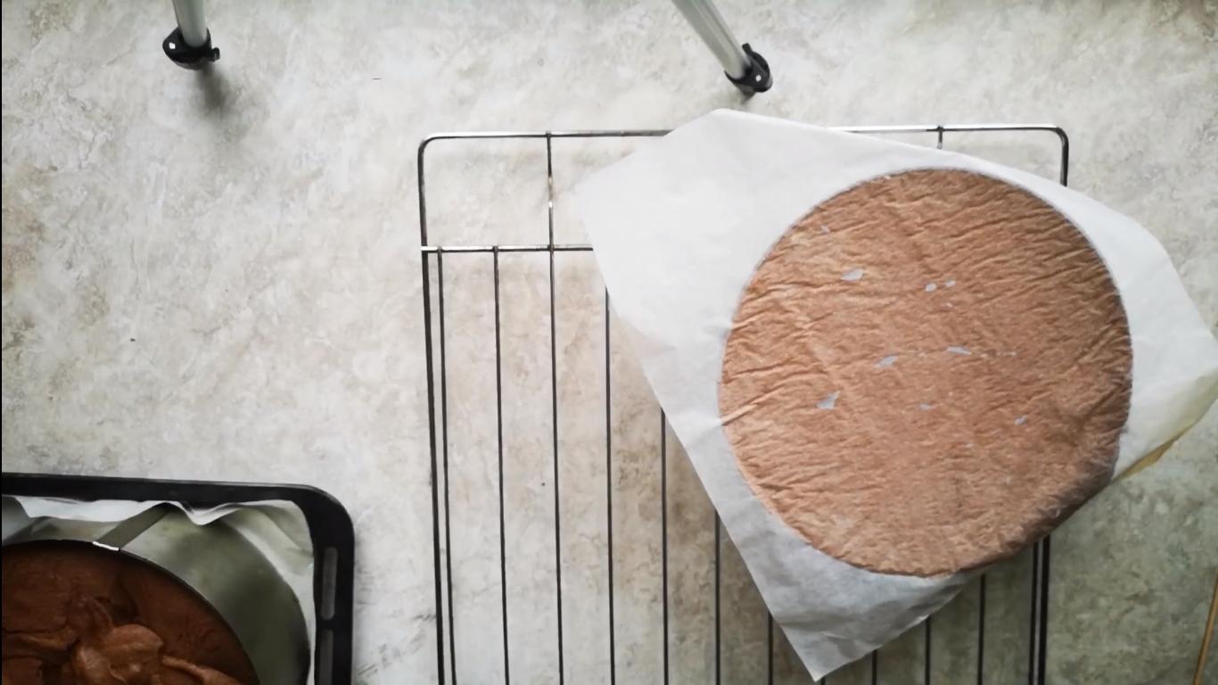 Resipi - Chocolate Chiffon Sponge Cake - Hakbang 11