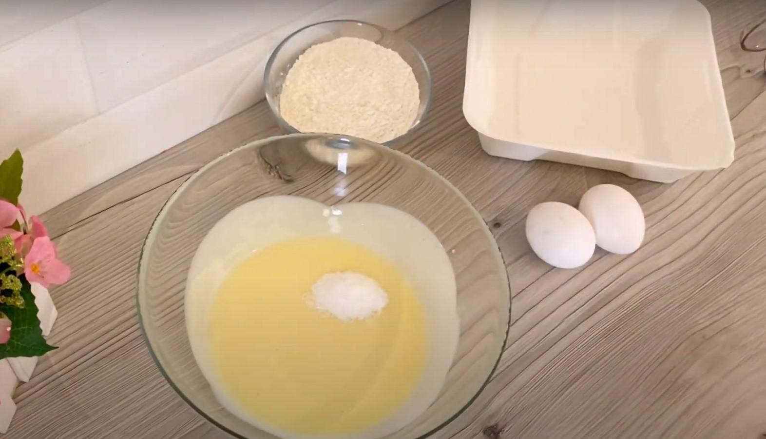 وصفة كعكة بينتو ميلك جيرل - الخطوة 1