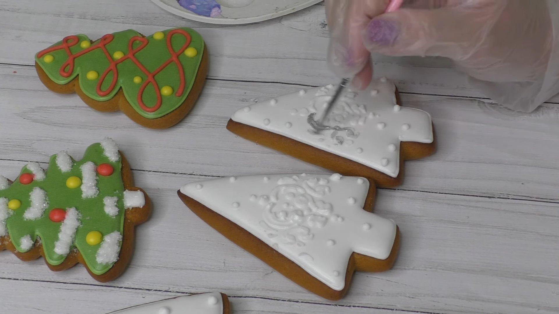 وصفة - دورة متقدمة "رسم كعكات الزنجبيل للعام الجديد" - الخطوة 10