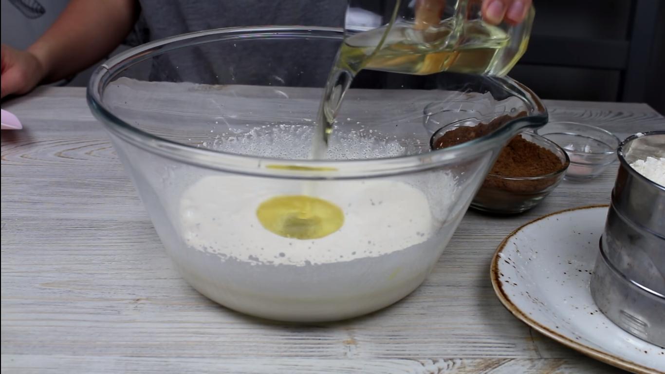 Recipe - No-Baking Powder Chocolate Sponge Cake para sa Snickers Cake - Hakbang 2