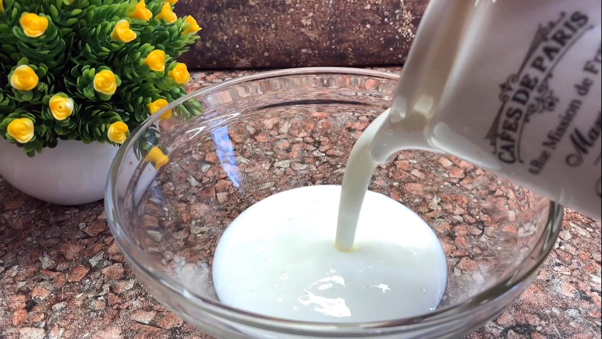 وصفة - كيكة الكفير الإسفنجية الصحية بدون سكر - الخطوة 1