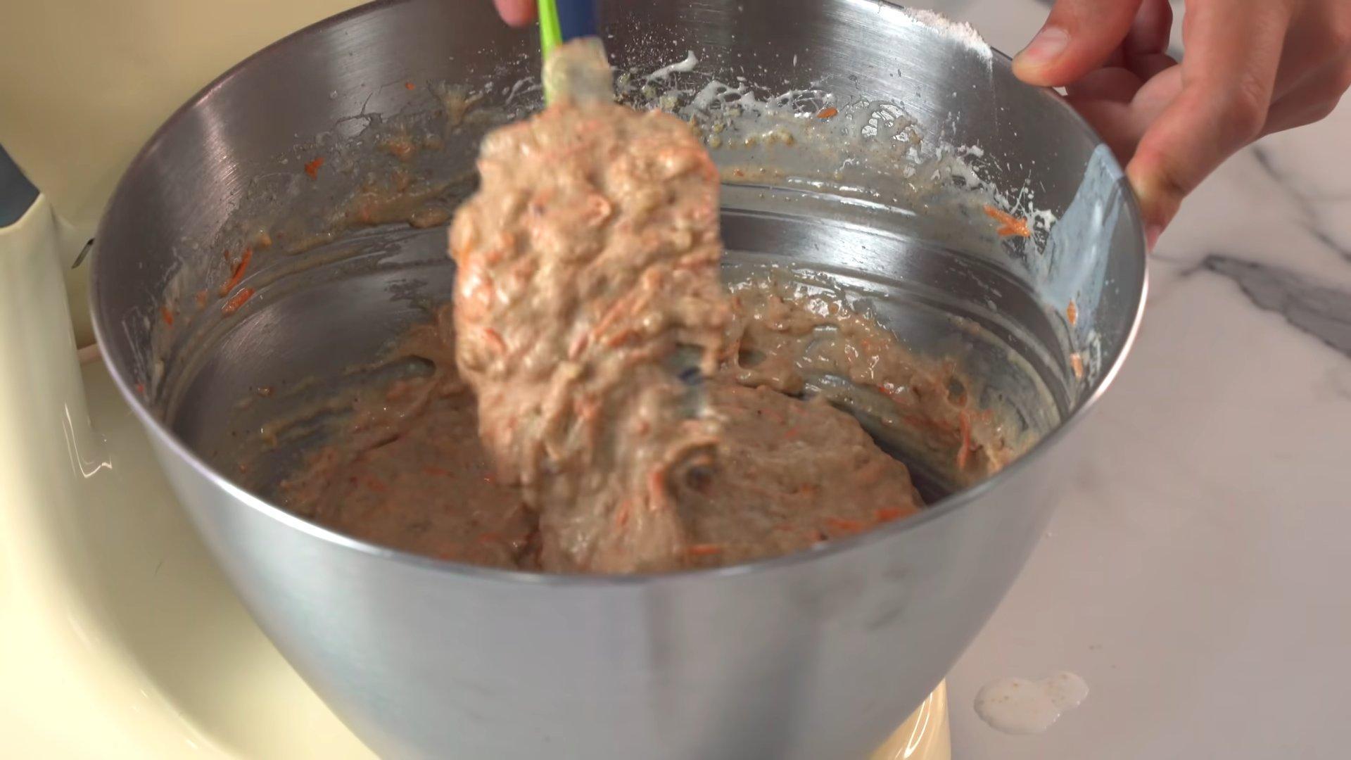 وصفة - كعكة الجزر بالكفير - الخطوة 7