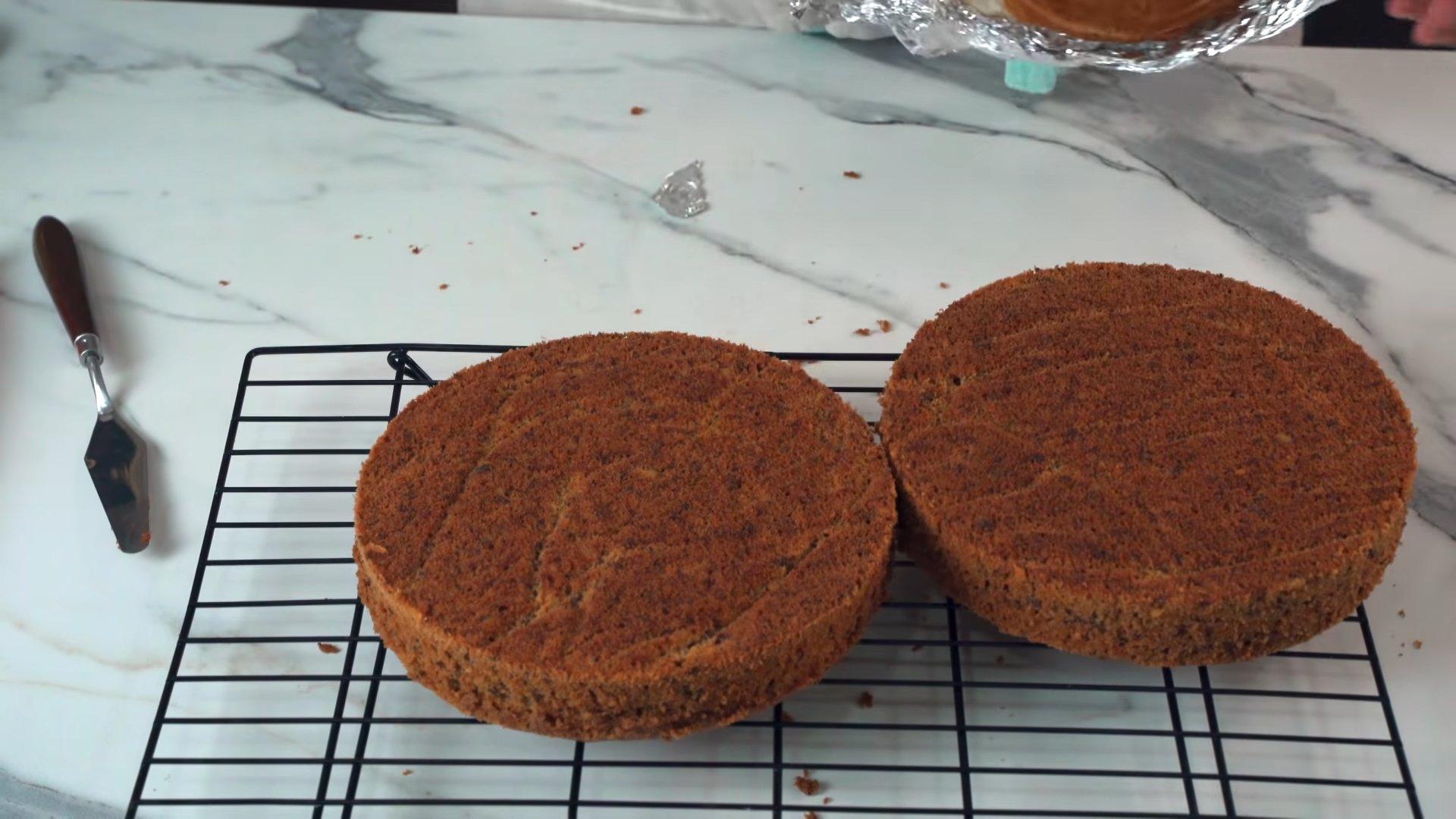 وصفة - كعكة الجزر بالكفير - الخطوة 9