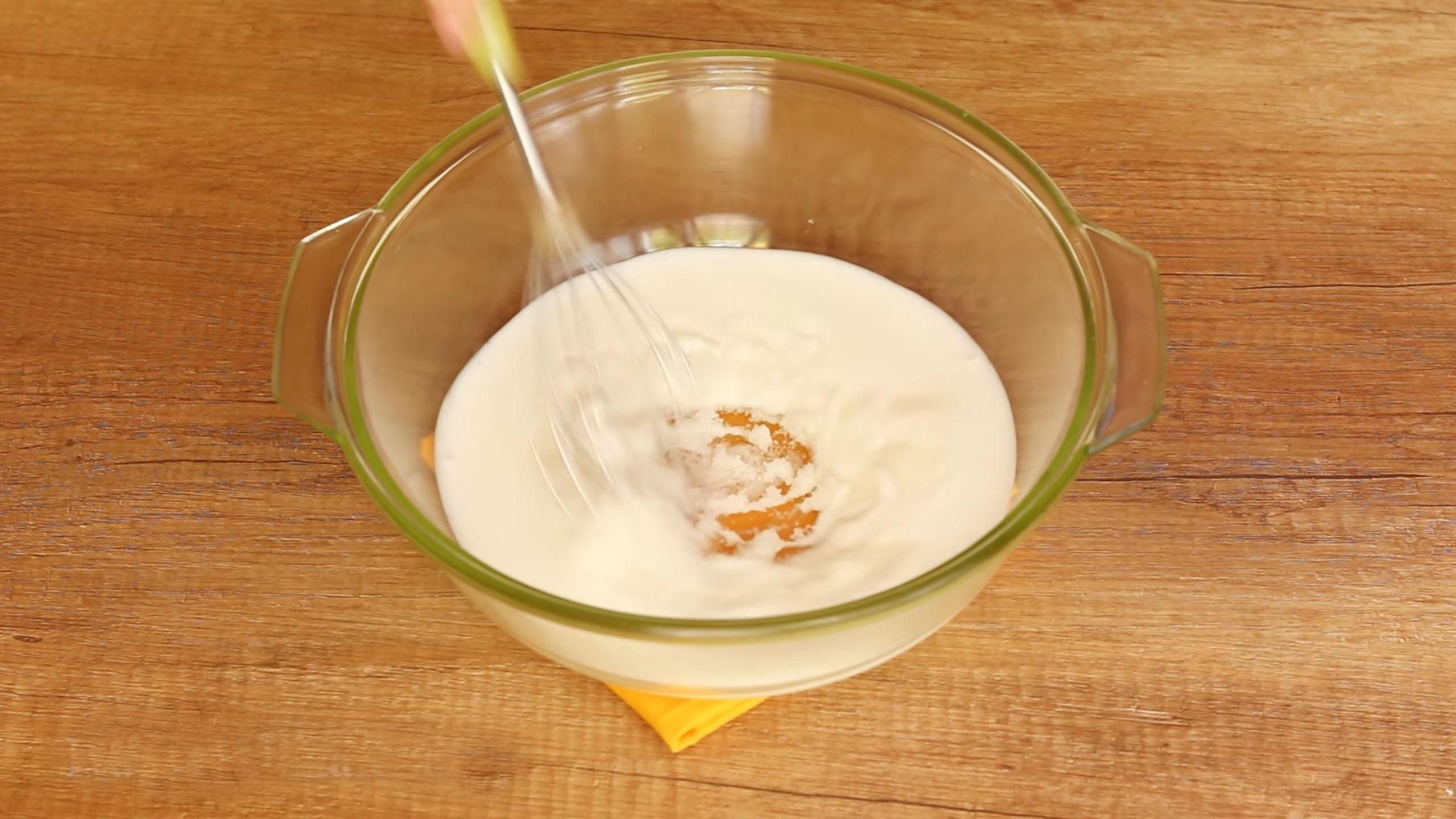 Recette - Biscuits moelleux au pain d'épices et au kéfir sans œufs - Étape 1