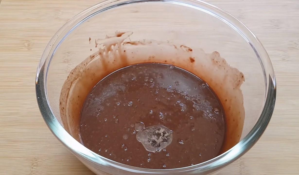 Recipe - Chocolate Sponge Cake sa isang Skillet - Hakbang 5